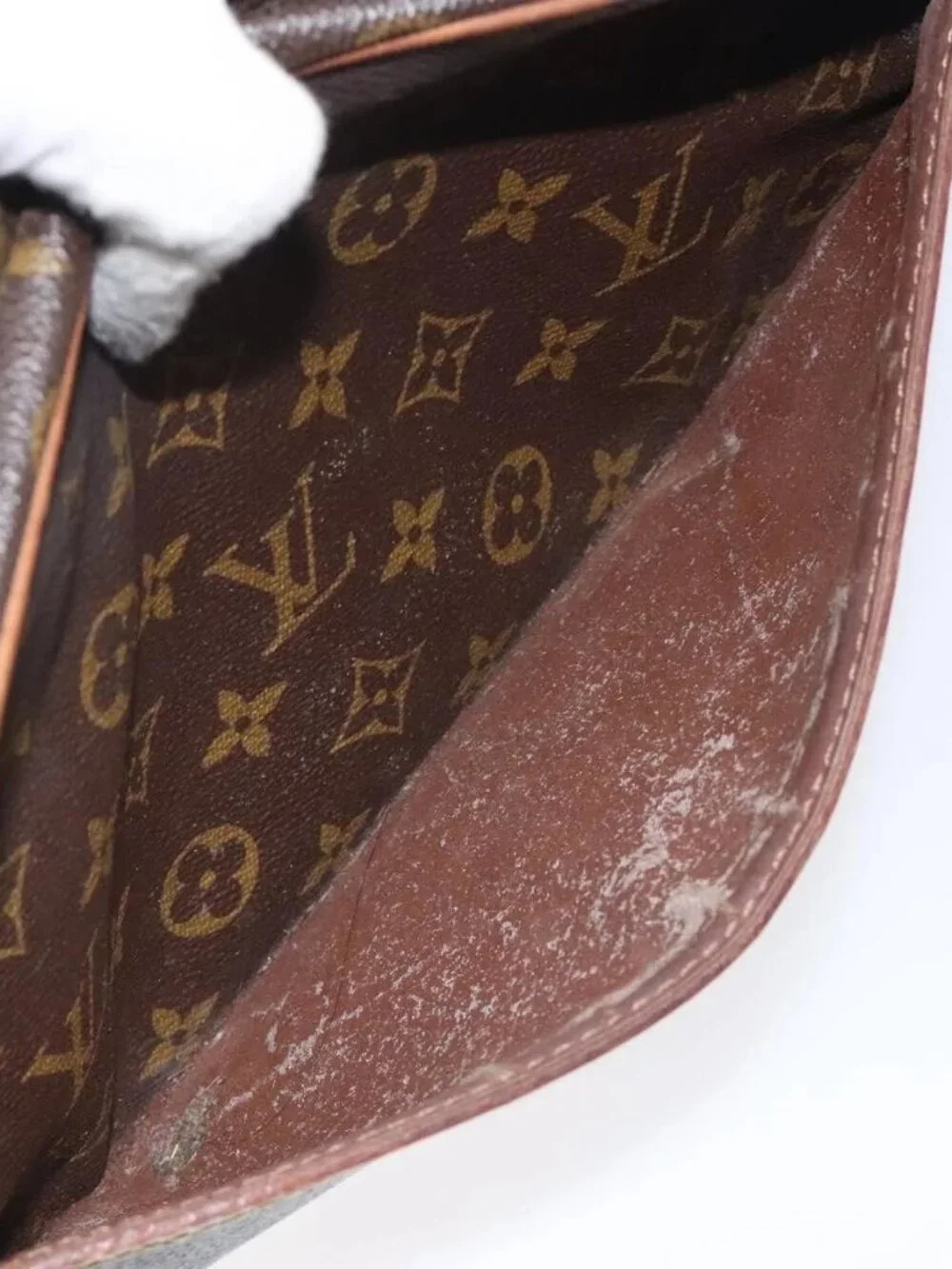 LOUIS VUITTON Monogram Compiegne 28 Clutch Bag M51845 LV Auth